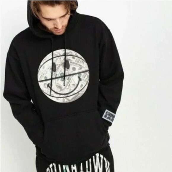 Chinatown Market Smiley Money Ball Hoodie - Picture 1 of 8